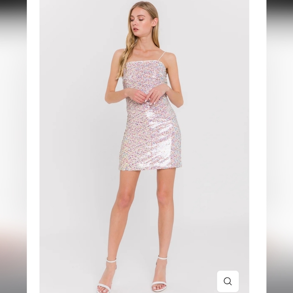 Endless Rose Confetti Sequin Bodycon Dress